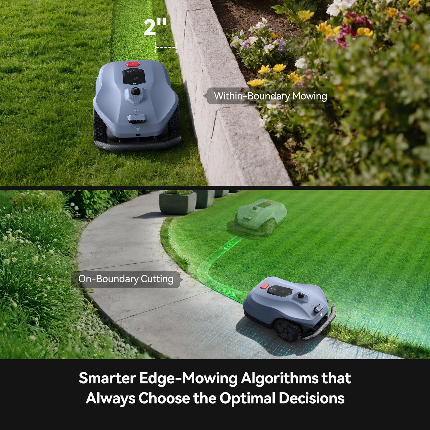 HOOKII Neomow X 2 Robotic Lawn Mower with 3D LiDAR and AI Vision System