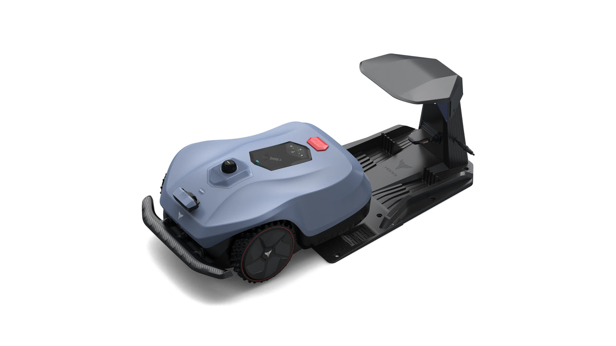 HOOKII Neomow X2 robotic lawn mower with charging station rain cover
